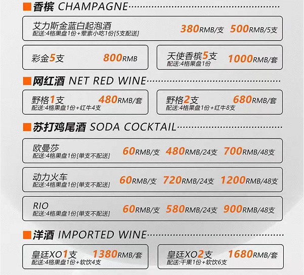 平顶山MAX酒吧酒水单(图3)